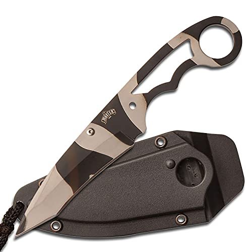 Master USA MU-1119UC Tactical Neck Knife, Urban Camo Blade