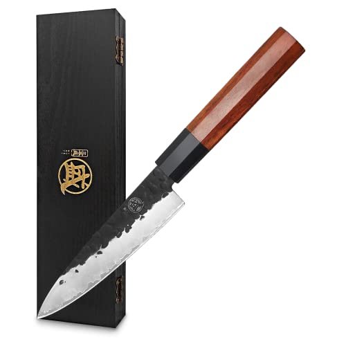 MITSUMOTO SAKARI Paring Chef Knife 5.5 inch High Carbon...