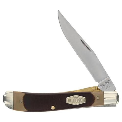 Old Timer 194OT Gunstock Trapper Lockblade Traditional...