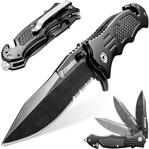 Steinbrucke Tactical Knife Pocket Knife Folding Stainless...