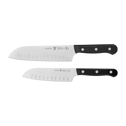 HENCKELS Solution Razor-Sharp 2-pc Knife Set, Santoku...