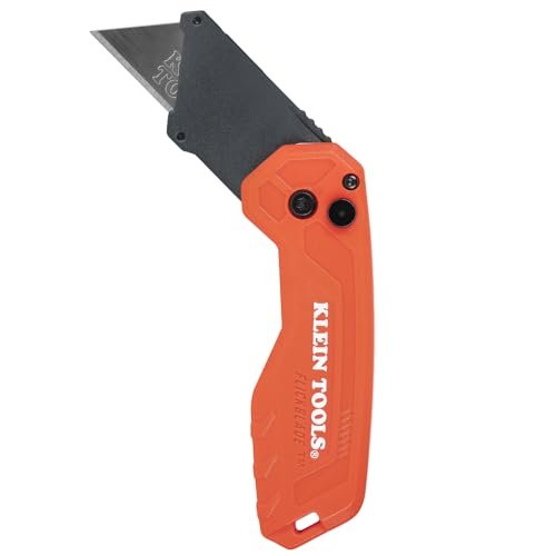 Klein Tools 44307 FLICKBLADE Folding Utility Knife,...