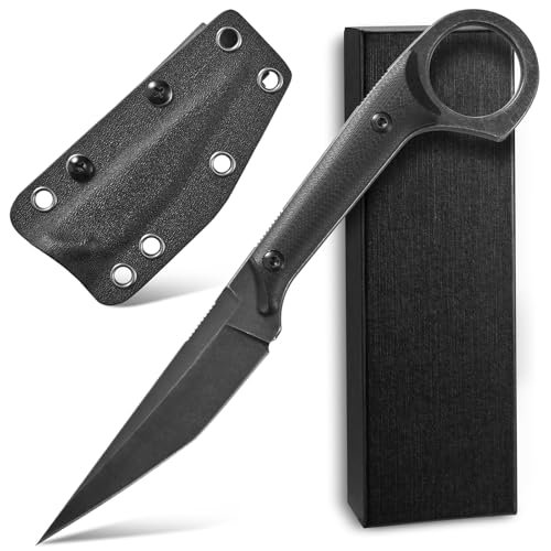 Ccanku C1140 Fixed Blade Knife, D2 Blade G10 Handle