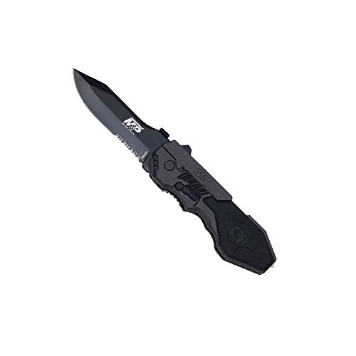 Smith & Wesson SWMP4LS 8.6in S.S. Assisted Serrated Folding...