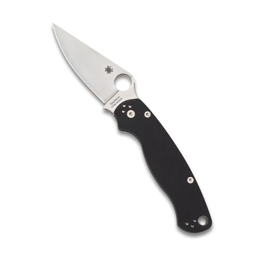 Spyderco Para Military 2 Folding Pocket Knife with Micarta...