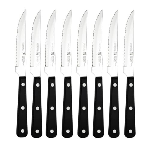 HENCKELS Razor-Sharp Steak Knife Set of 8, German...