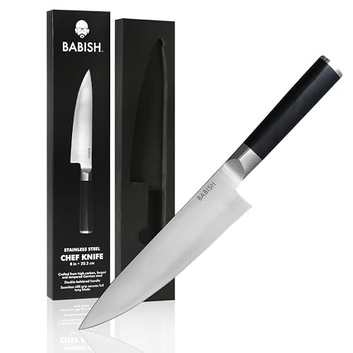 Babish 8-Inch Chef Knife – High-Carbon German 1.4116 Steel