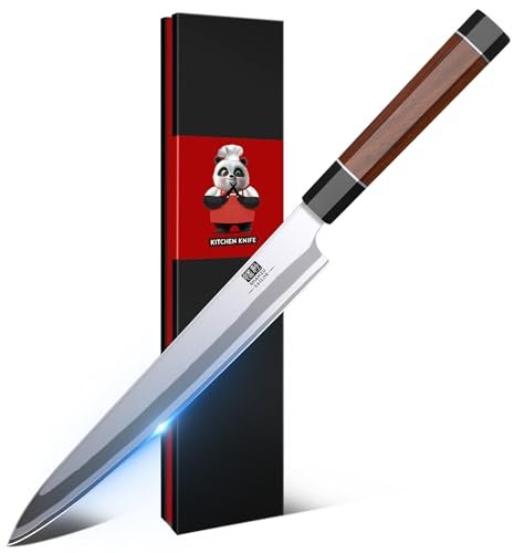 SHAN ZU 10 Inch Japanese Sushi Knife, High Carbon Steel