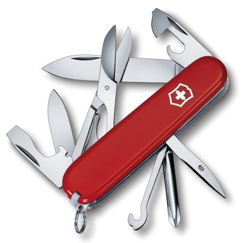 Victorinox Super Tinker Swiss Army Knife, 14 Functions, Red