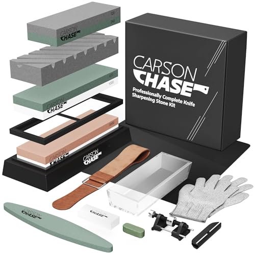 Professionally Complete Knife Sharpening Stone 15 Piece...