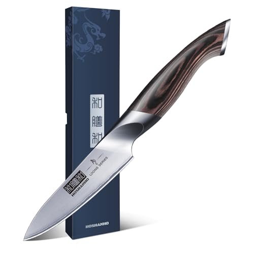 HOSHANHO 3.75 inch Paring Knife, Japanese High Carbon...