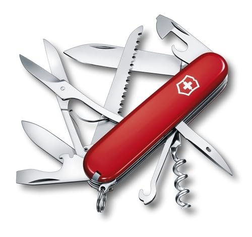 Victorinox Huntsman Swiss Army Knife, 15 Functions, Red...