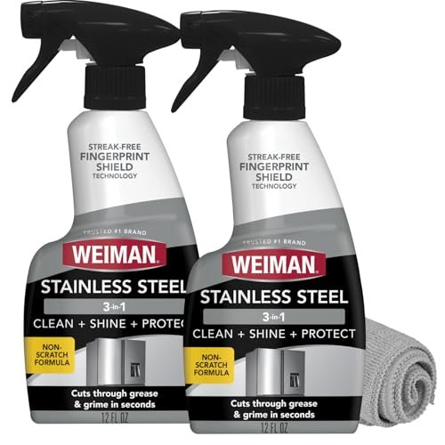 Weiman Stainless Steel Cleaner & Polish, affresh vs weiman cooktop cleaner - Weiman Stainless Steel Cleaner & Polish,