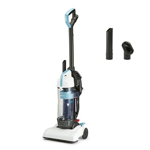 air purifier vs vacuum cleaner - Amazon Basics Upright Bagless Vacuum Cleaner
