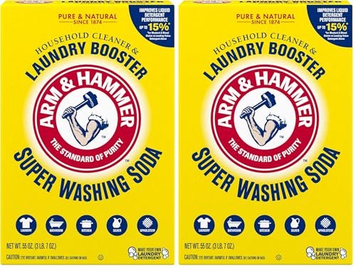 ARM & HAMMER Super Washing Soda baking soda vs cleaning soda - ARM & HAMMER Super Washing Soda