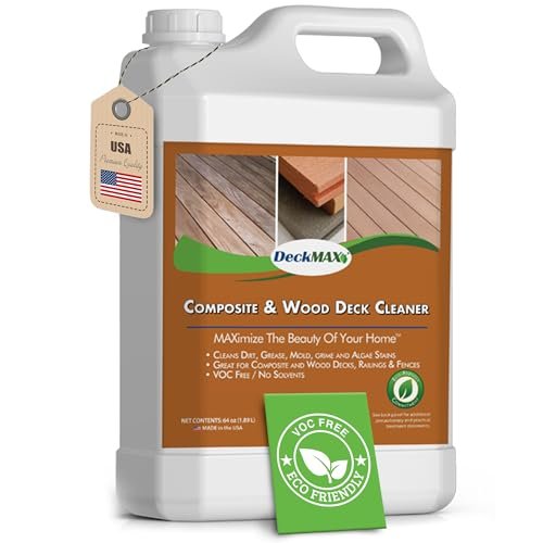 DeckMAX Concentrated Composite & Wood Deck bleach vs deck cleaner - DeckMAX Concentrated Composite & Wood Deck