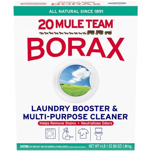 Borax 20 Mule Team Detergent Booster, borax vs baking soda cleaning - Borax 20 Mule Team Detergent Booster,