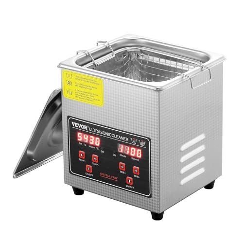 brass tumbler vs sonic cleaner - VEVOR Sonic Cleaner with Digital Timer