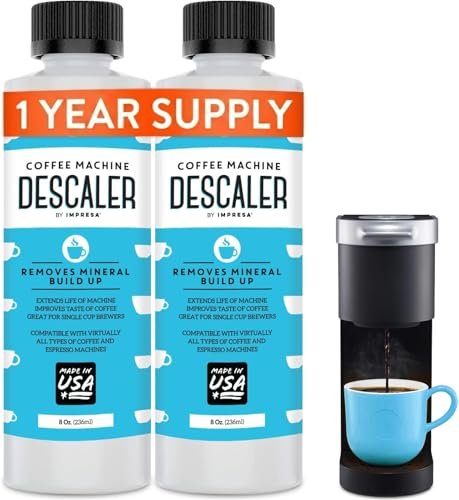 breville espresso cleaner vs descaler - IMPRESA Coffee Descaler, 2-Pack, Compatible with