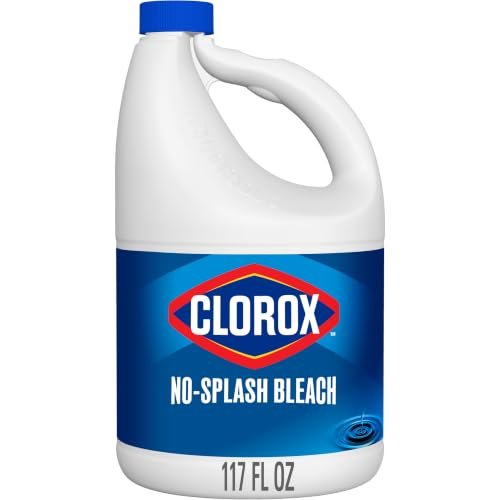 cleaning bleach vs laundry bleach - Clorox No Splash Bleach, 117 Fluid