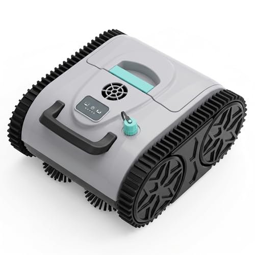 Hinice Cordless Pool Cleaner Robot for corded vs cordless pool cleaner - Hinice Cordless Pool Cleaner Robot for