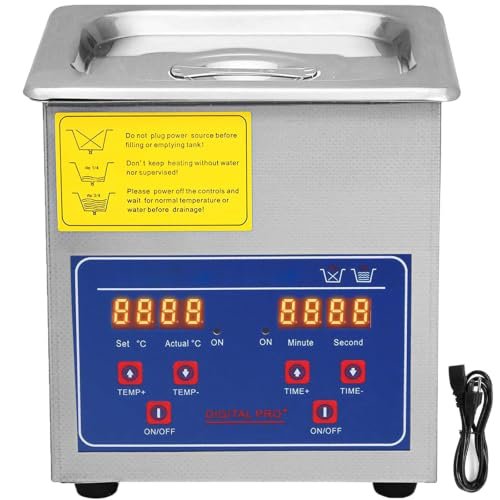 VEVOR Ultrasonic Cleaner 1.3L Professional... creworks vs vevor ultrasonic cleaner - VEVOR Ultrasonic Cleaner 1.3L Professional...