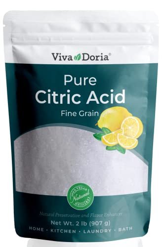 citric acid vs vinegar cleaning - comparison