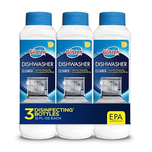 glisten vs finish dishwasher cleaner - Glisten Dishwasher Cleaner, Removes Limescale,...