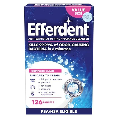 Efferdent Denture Cleaner Tablets – Dental retainer brite vs denture cleaner - Efferdent Denture Cleaner Tablets – Dental