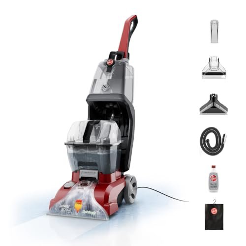 steam carpet cleaner vs carpet shampooer - Hoover PowerScrub Deluxe Carpet Cleaner Machine,