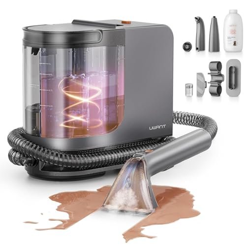 steam cleaner vs shampooer - Uwant Portable Carpet Cleaner with Steam&
