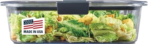 Rubbermaid Brilliance Large Food Storage Container, 9.6...