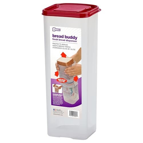 Buddeez Bread Buddy Bread Box, Keeps 1 Loaf Fresh
