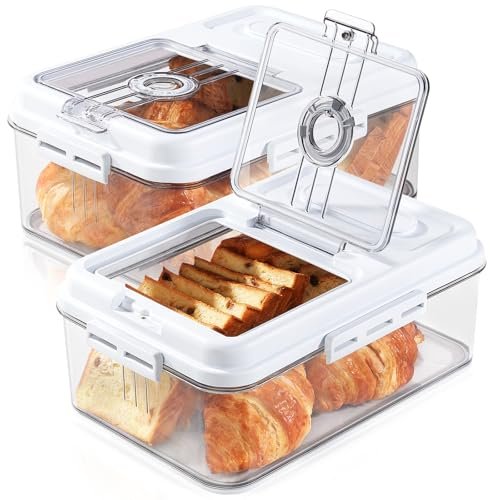 Dynta Bread Box for Homemade Bread for Kitchen Counter