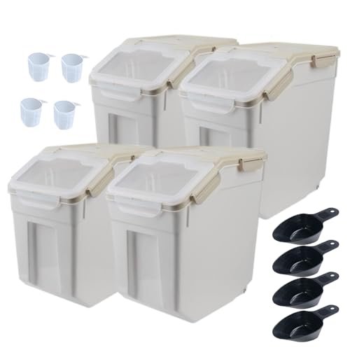 Begino Large Flour Storage Container Bin 25lb, Airtight &...