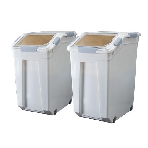 HANAMYA 33 Liter / 50 lbs Rice Storage Container, BPA