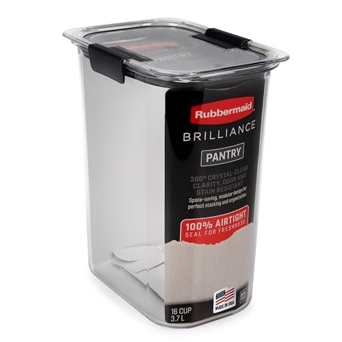 Rubbermaid Brilliance 16-Cup Airtight Food Storage...