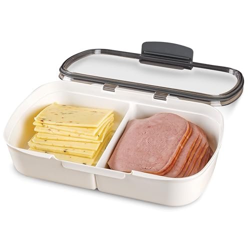 ProKeeper Split Deli Food Storage Container with Airtight...