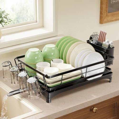 Simple Trending Dish Drying Rack for Kitchen Counter...