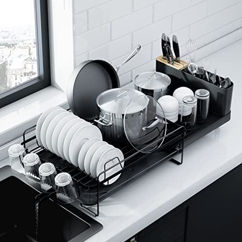 Kitsure Extendable Dish Drying Rack, 19.2