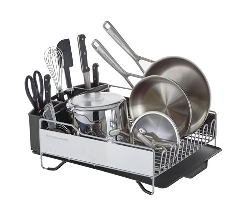 KitchenAid Large Capacity Full Size Rust Resistant Dish Rack