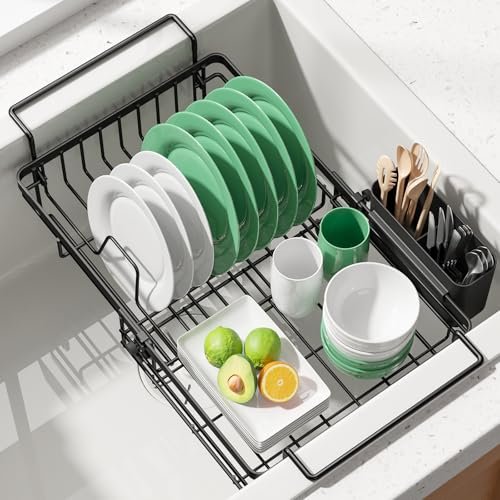 Kitsure Expandable in-Sink or Over-Sink Dish Drying Rack,...