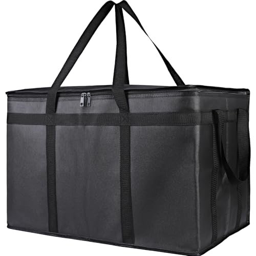 Bodaon Insulated Food Delivery Bag, XXXL Reusable Warming...
