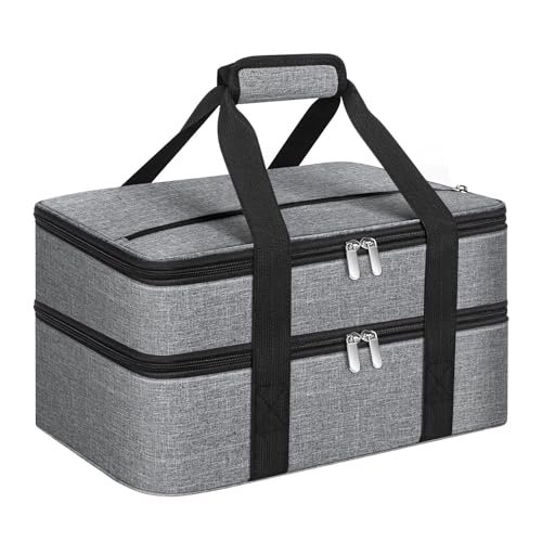 Double Insulated Casserole Carrier, Casserole Carrier for...