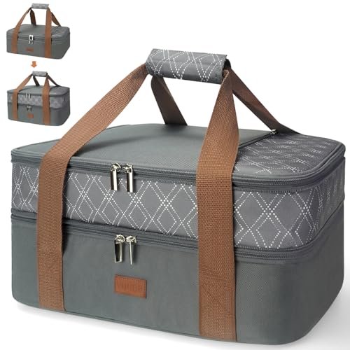 Vuudh Expandable Casserole Carrier Bag - Double Decker...