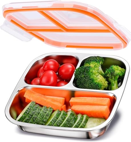 KTKUDY Stainless Steel Snack & Lunch Container 20 oz