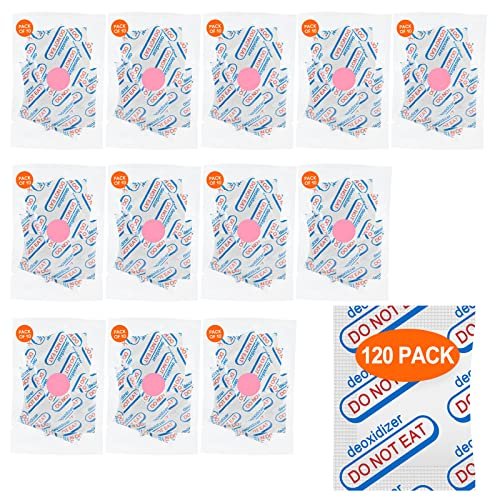 120 Packs 500CC Food Grade Oxygen Absorbers for Long Term