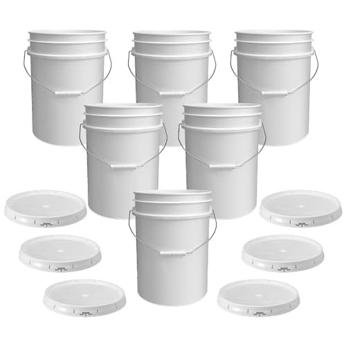 ePackageSupply 5 Gallon Bucket - Food Grade w/Lid.