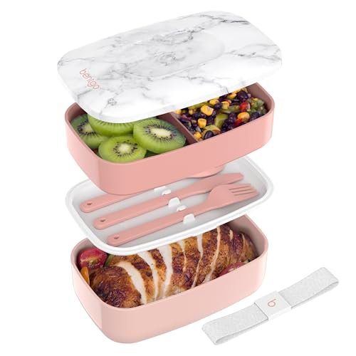Bentgo Classic Stackable 3-Compartment Adult Bento-Style...