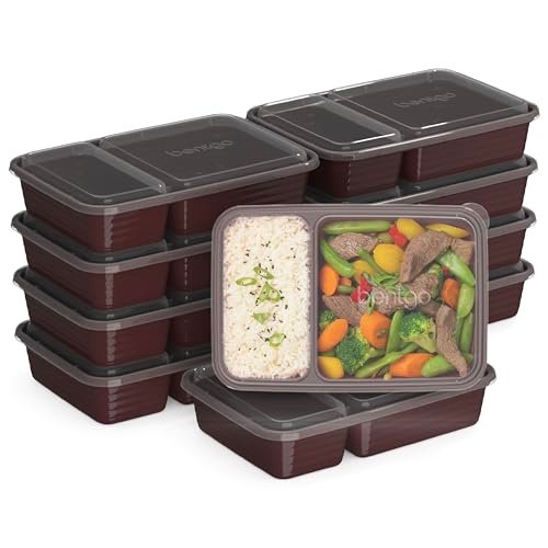 Bentgo Prep 2-Compartment Meal Prep Containers with Lids